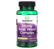Мужское здоровье Horny Goat Weed Complex With Tribulus and Maca, 60 Capsules