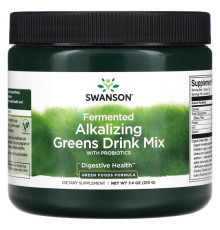 Зелень и зеленые овощи Fermented Alkalizing Greens Drink Mix With Probiotics, 7.4 oz (210 g)