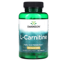 Swanson, L-Carnitine, 500 mg, 100 Tablets