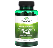 Swanson, Full Spectrum Chasteberry Fruit, 400 mg, 120 Capsules