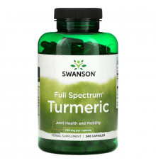 Swanson, Full Spectrum Turmeric, 360 mg, 240 Capsules