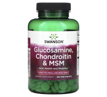 Swanson, Glucosamine, Chondroitin & MSM, 360 Mini Tablets