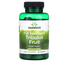 Swanson, Full Spectrum Tribulus Fruit, 500 mg, 90 Capsules