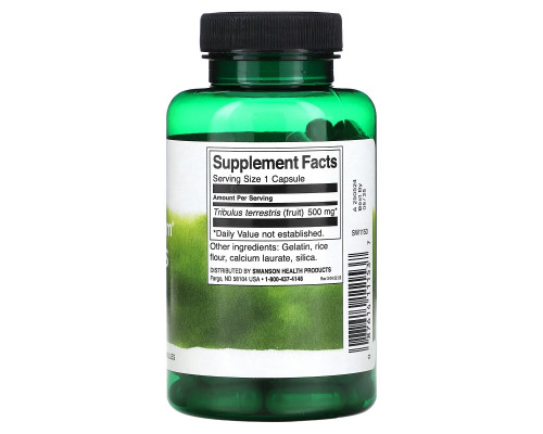 Swanson, Full Spectrum Tribulus Fruit, 500 mg, 90 Capsules Swanson, Full Spectrum Tribulus Fruit, 500 mg, 90 Capsules