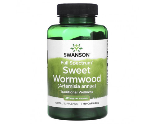 Для пищеварительной системы Full Spectrum Sweet Wormwood, 425 mg, 90 Capsules Для пищеварительной системы Full Spectrum Sweet Wormwood, 425 mg, 90 Capsules