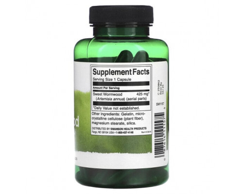 Для пищеварительной системы Full Spectrum Sweet Wormwood, 425 mg, 90 Capsules Для пищеварительной системы Full Spectrum Sweet Wormwood, 425 mg, 90 Capsules