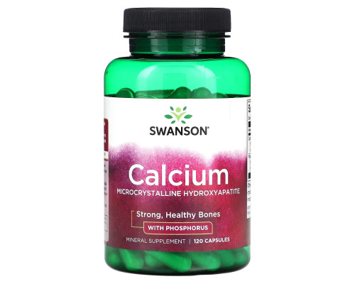 Swanson, Calcium, 120 Capsules Swanson, Calcium, 120 Capsules
