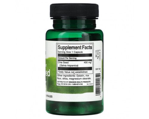 Суперфуды Full Spectrum Chia Seed, 400 mg, 60 Capsules Суперфуды Full Spectrum Chia Seed, 400 mg, 60 Capsules