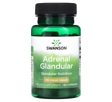 Swanson, Adrenal Glandular, 350 mg, 60 Capsules