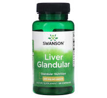 Swanson, Liver Glandular, 500 mg, 60 Capsules