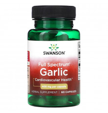 Swanson, Full Spectrum Garlic, 400 mg, 60 Capsules