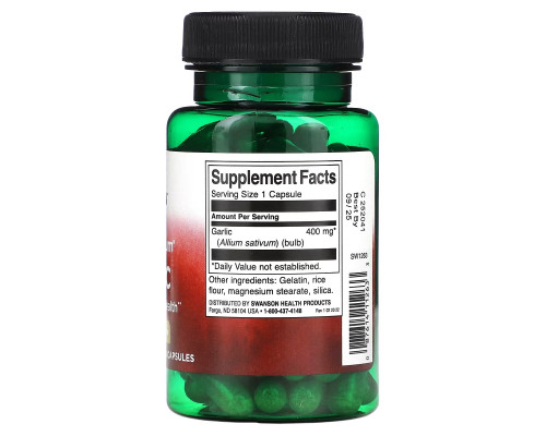 Swanson, Full Spectrum Garlic, 400 mg, 60 Capsules