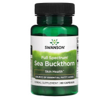 Swanson, Full Spectrum Sea Buckthorn, 60 Capsules