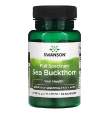 Swanson, Full Spectrum Sea Buckthorn, 60 Capsules