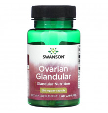 Swanson, Железистые яичники, 250 мг, 60 капсул