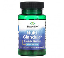 Мужское здоровье Swanson, Multi-Glandular, для мужского здоровья, 60 капсул