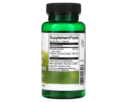 Swanson, Full Spectrum Boswellia and Curcumin, 300 mg, 60 Capsules Swanson, Full Spectrum Boswellia and Curcumin, 300 mg, 60 Capsules