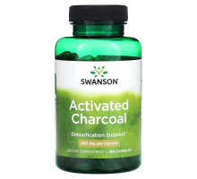 Swanson, Activated Charcoal, 260 mg, 120 Capsules