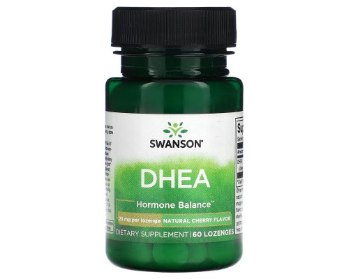 Swanson, DHEA, Natural Cherry, 25 mg, 60 Lozenges Swanson, DHEA, Natural Cherry, 25 mg, 60 Lozenges