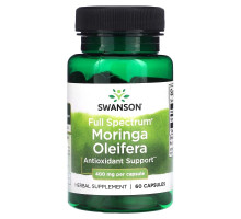 Swanson, Full Spectrum Moringa Oleifera, 400 mg, 60 Capsules