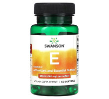 Swanson, Vitamin E, 180 mg (400 IU), 60 Softgels
