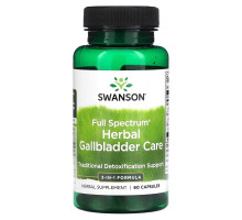 Swanson, Full Spectrum Herbal Gallbladder Care, 60 Capsules