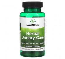 Растительные экстракты и настойки Swanson, Herbal Urinary Care, 60 капсул