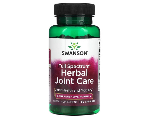 Swanson, Full Spectrum Herbal Joint Care, 60 Capsules