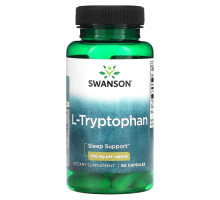 Swanson, L-Tryptophan, 500 mg, 60 Capsules