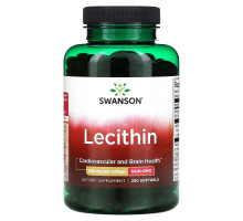 Swanson, Lecithin, 520 mg, 250 Softgels