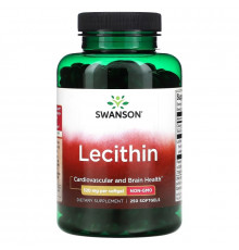 Swanson, Lecithin, 520 mg, 250 Softgels