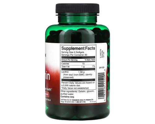 Swanson, Lecithin, 520 mg, 250 Softgels Swanson, Lecithin, 520 mg, 250 Softgels
