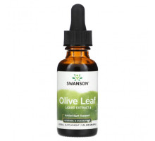 Зелень и зеленые овощи Swanson, Olive Leaf, жидкий экстракт, 29,6 мл (1 жидк. Унция)