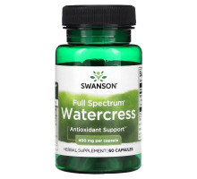 Swanson, Full Spectrum Watercress, 400 mg, 60 Capsules
