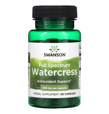 Swanson, Full Spectrum Watercress, 400 mg, 60 Capsules