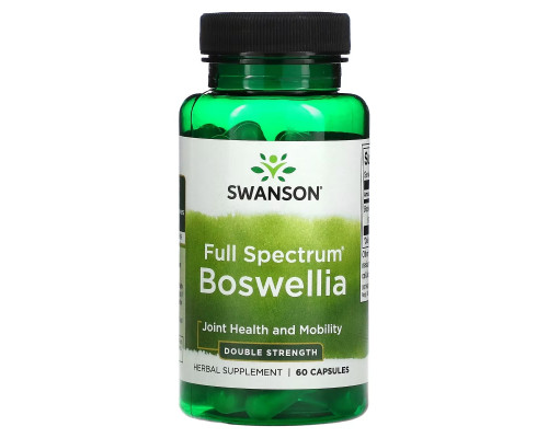 Swanson, Full Spectrum Boswellia, Double Strength, 60 Capsules Swanson, Full Spectrum Boswellia, Double Strength, 60 Capsules