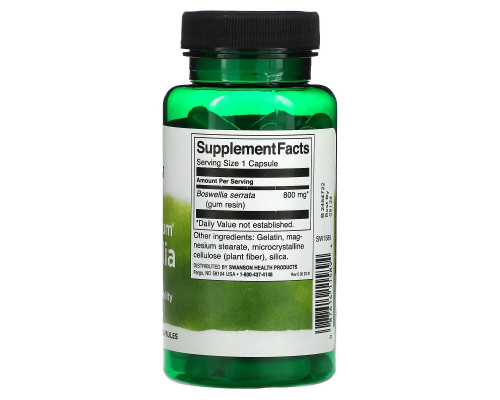 Swanson, Full Spectrum Boswellia, Double Strength, 60 Capsules Swanson, Full Spectrum Boswellia, Double Strength, 60 Capsules