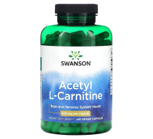 Swanson, Acetyl L-Carnitine, 500 mg, 240 Veggie Capsules