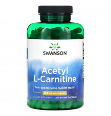 Swanson, Acetyl L-Carnitine, 500 mg, 240 Veggie Capsules