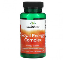 Прополис и пчелиное маточное молочко Swanson, Royal Energy Complex, 60 растительных капсул