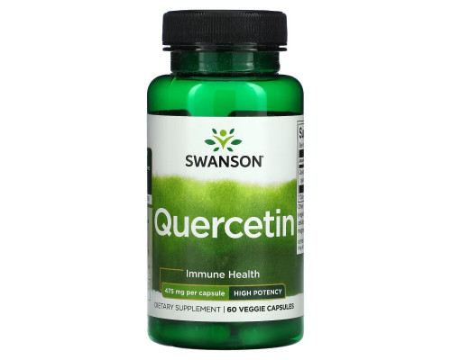 Swanson, Quercetin, 475 mg, 60 Veggie Capsules Swanson, Quercetin, 475 mg, 60 Veggie Capsules
