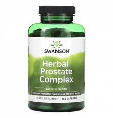 Swanson, Herbal Prostate Complex with Saw Palmetto, Pygeum and Stinging Nettle, 200 Capsules