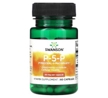 Swanson, P-5-P Pyridoxal-5-Phosphate, 20 mg, 60 Capsules