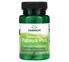 Swanson, Chewable Papaya Plus, Natural Fruit , 90 Chewable Tabs