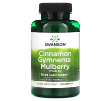 Swanson, Cinnamon Gymnema Mulberry Complex, 120 Capsules