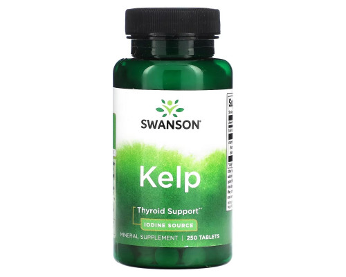 Swanson, Kelp, 250 Tablets Swanson, Kelp, 250 Tablets