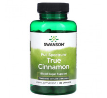Для похудения и контроля веса Full Spectrum True Cinnamon, 120 Capsules