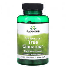 Для похудения и контроля веса Full Spectrum True Cinnamon, 120 Capsules