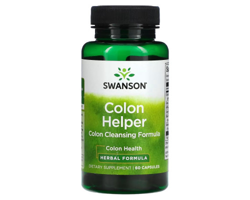 Swanson, Colon Helper, Colon Cleansing Formula, 60 Capsules Swanson, Colon Helper, Colon Cleansing Formula, 60 Capsules