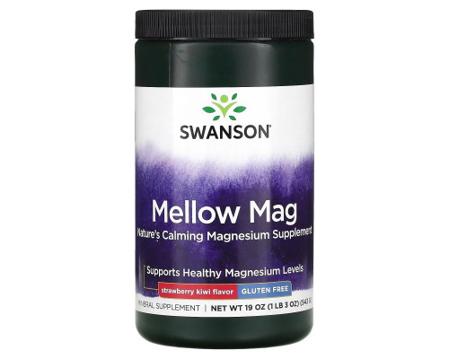 Swanson, Mellow Mag, клубника и киви, 543 г (19 унций) Swanson, Mellow Mag, клубника и киви, 543 г (19 унций)